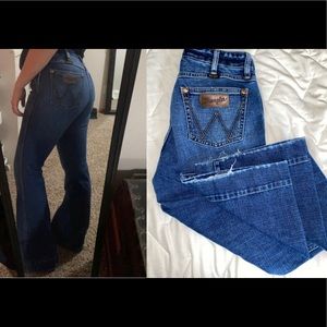 Wrangler retro high rise trouser jeans